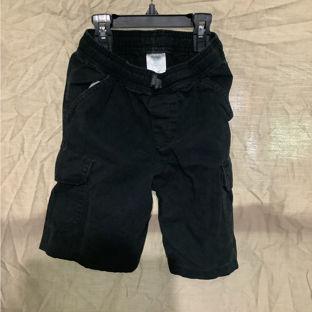 Black Cargo Shorts